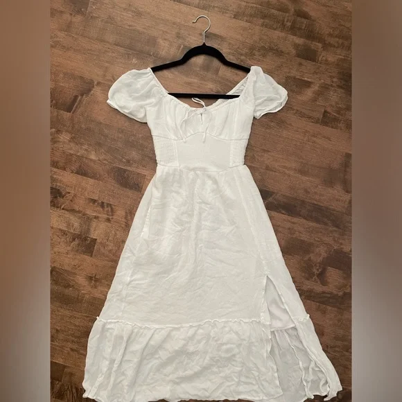 Hollister Dresses Hollister Sofia Side Smocked Midi Dress Size